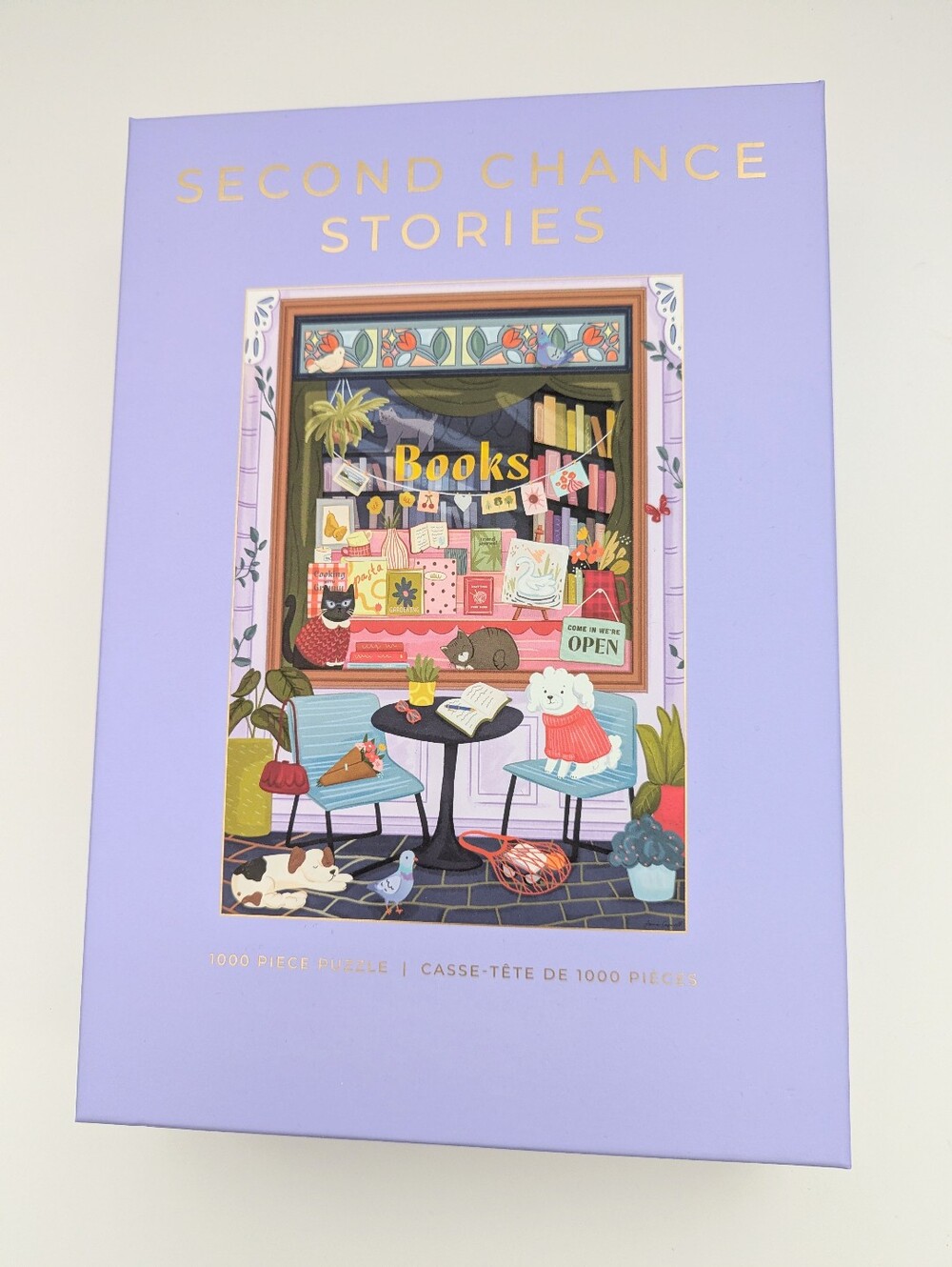 NEW IN BOX Hobbry "Second Chance Stories" Bookshop 1000-Piece Puzzle